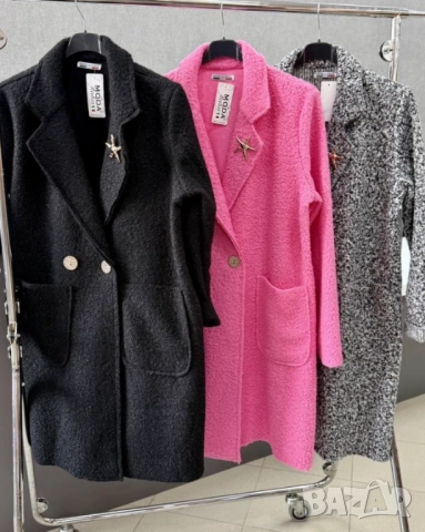 Меки есенни палта от букле  