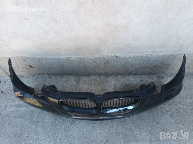 предна броня за бмв Е60 Е61 с масла решетки / бъбреци / халогени BMW E60 E61, снимка 4 - Части - 54141901