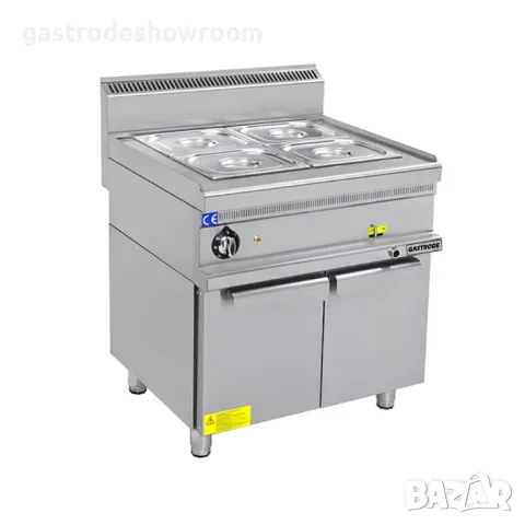 Електрическа печка тип "Bain Marie" Gastrode с шкаф - 60х60 см, снимка 1 - Обзавеждане за заведение - 49539688