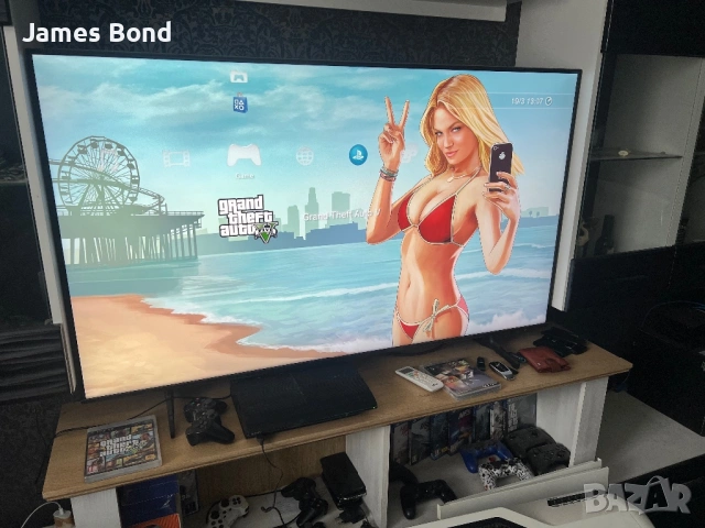 PlayStation 3 Super Slim 500GB / GTA V, снимка 3 - Игри за PlayStation - 53900030