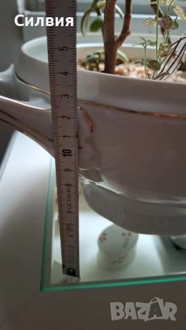 Стар красив супник (без капак), снимка 6 - Антикварни и старинни предмети - 52678741