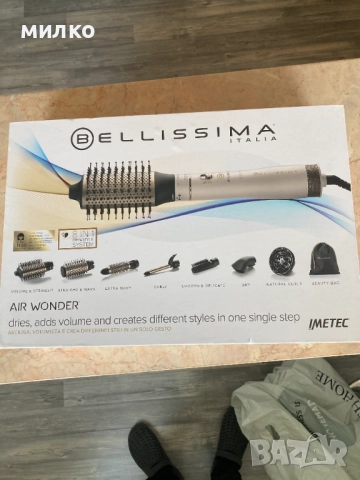 Електрическа четка с горещ въздух Imetec Bellissima R9101 6в1