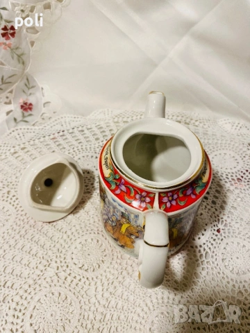 порцеланов чайник, снимка 6 - Аксесоари за кухня - 53332395