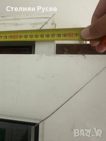 300788 ALU алуминиева дограма  врата / врати 187/ 217см - цена 450 лв                              м, снимка 4 - Дограми - 51199611