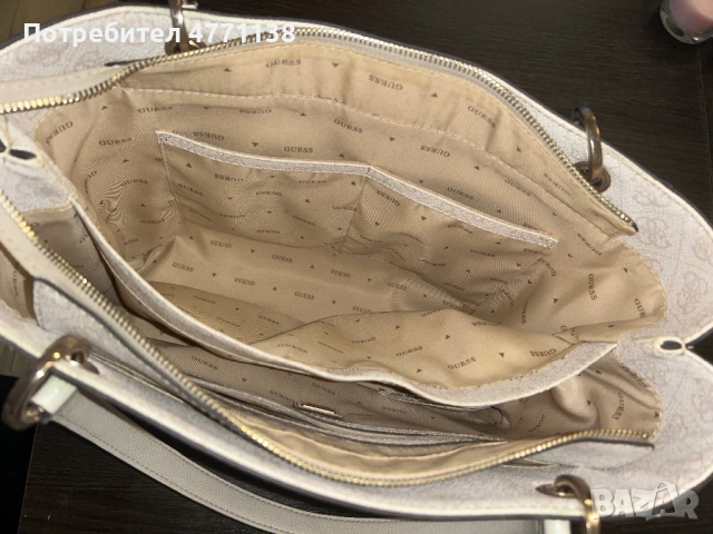 GUESS WOMEN NOELLE NOEL TOTE NUDE HANDBAG / GUESS NOELLE ДАМСКА ЧАНТА, снимка 7 - Чанти - 53904341