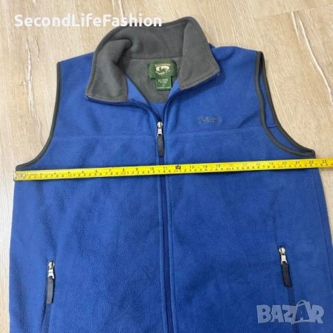 Мъжки поларен елек Cabela's Stillwater Supply Co. размер M син, снимка 2 - Якета - 53274704