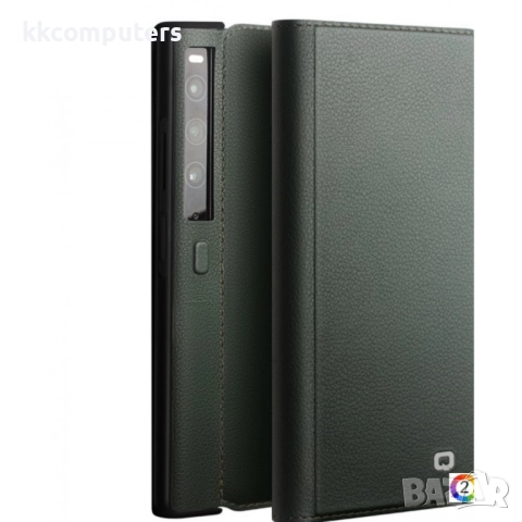 Huawei Mate Xs 2 QIALINO Magnetic Wallet Кожен Калъф и Протектор, снимка 2 - Калъфи, кейсове - 52838970