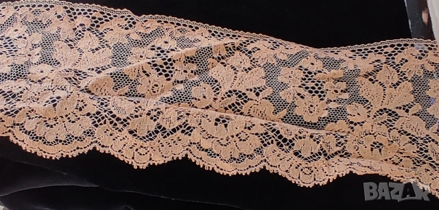 Дантела с цвят “Праскова”* 12 метра, снимка 6 - Други стоки за дома - 53686835