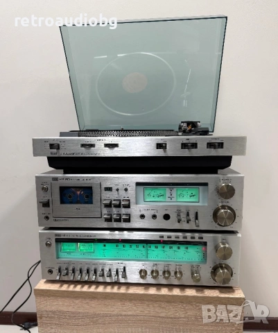 🔉Винтидж аудио сет ITT - ресийвър 8033, Дек 8021, грамофон 8012🔉, снимка 2 - Аудиосистеми - 54126649