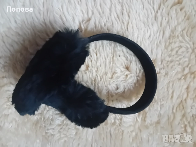 Наушници с естествена кожа и кадифе, снимка 4 - Шапки - 52397076