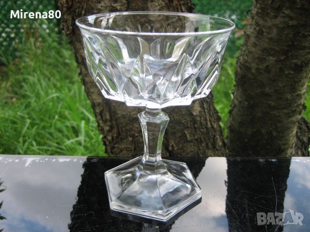 Немски кристални чаши - 4 бр., снимка 2 - Сервизи - 45586134