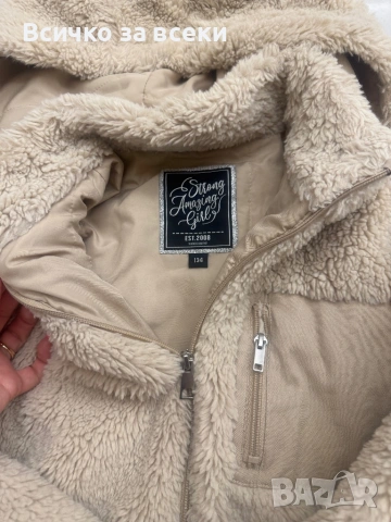 Детско пухено яке 134-140, снимка 3 - Детски якета и елеци - 53932569