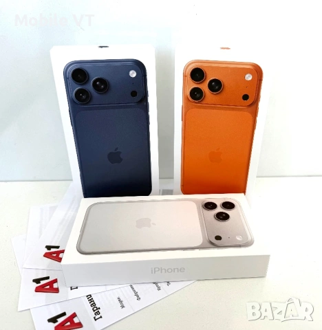 НОВ!iPhone 17 Pro Max 256GB Orange / Silver / Blue ГАРАНЦИЯ 24 Месеца!, снимка 2 - Apple iPhone - 53655013