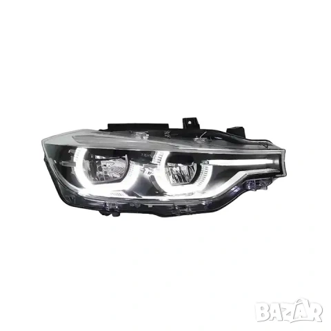 LED Фарове BMW F30 (2011-2016) Facelift Look | Лупи Комплект Ляв + Десен, снимка 8 - Аксесоари и консумативи - 53956850