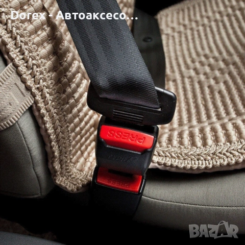 Универсален комплект 2 броя закопчалки за предпазен колан за автомобил, снимка 9 - Аксесоари и консумативи - 54079050