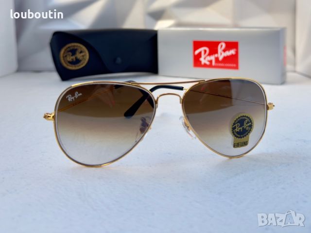 Ray-Ban RB3025 висок клас унисекс слънчеви очила Рей-Бан дамски мъжки минерално стъкло, снимка 4 - Слънчеви и диоптрични очила - 45255844