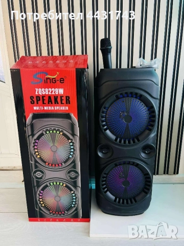 Караоке колона 2×8 инча 