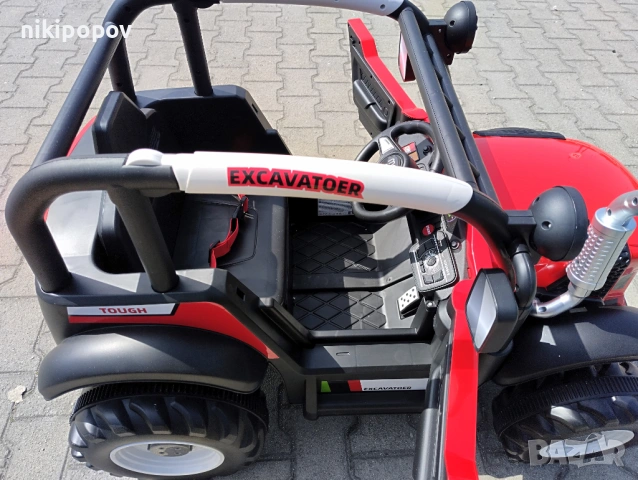 TEXAS акумулаторен трактор HARVEST червен, снимка 8 - Други - 53849439