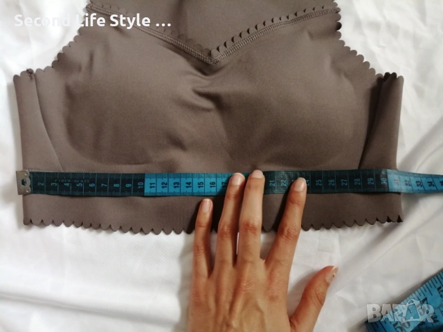 HKMX дамско спортно бюстиe р-р S в сив цвят; с подплънки, снимка 18 - Корсети, бюстиета, топове - 54097616