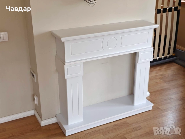 Декоративна камина, облицовка за електрическа камина MDF, снимка 7 - Декорация за дома - 53949287