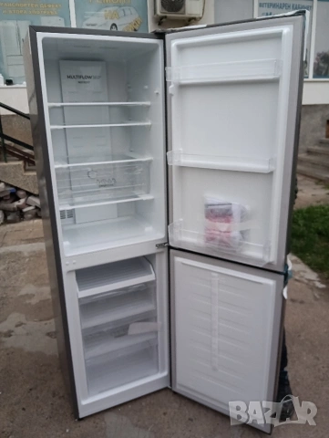Чисто нов иноксов комбиниран хладилник с фризер Gorenje No Frost A+++ 2 години гаранция!, снимка 9 - Хладилници - 54260934