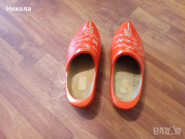 Антикварни холандски дървени обувки Klog, снимка 3 - Антикварни и старинни предмети - 53958856