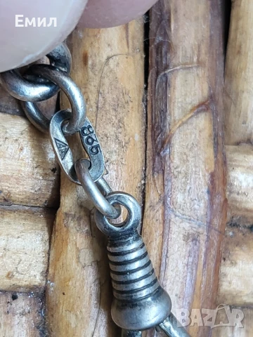 Сребърен джобен часовник със сребърен кюстек , снимка 8 - Колекции - 50827695