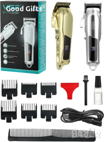 Професионална машинка за подстригване VGR V-278 – Мощност и стил в едно