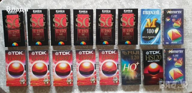 Нови видеокасети TDK, JVC, BASF, Sony, Memorex, Konica, EFBE, снимка 5 - Други жанрове - 44908708