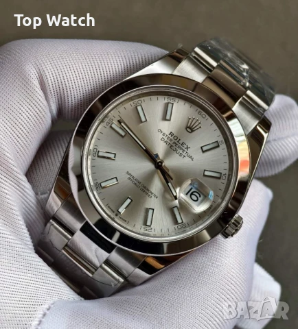 Оригинални части Rolex Datejust Silver 41мм, снимка 6 - Мъжки - 49612320