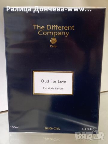 ПАРФЮМ ПРОДУКТ-THE DIFFERENT COMPANY-OUD FOR LOVE, снимка 1 - Унисекс парфюми - 45980319