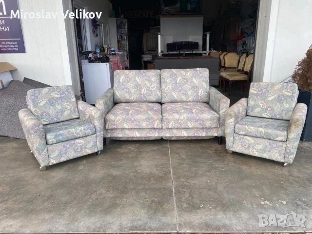 Холов сет с опция сън в много добро състояние, снимка 11 - Дивани и мека мебел - 53399477