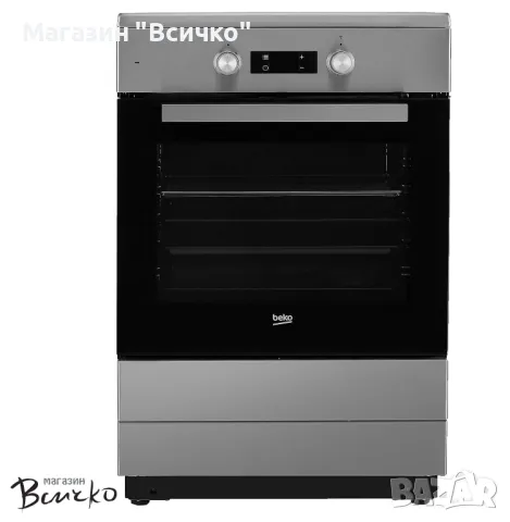 Готварска печка Beko FSM89301GXS, снимка 1 - Печки, фурни - 47577595