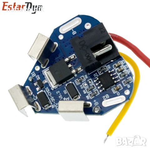 BMS контролер 3S за винтоверт с 3 клетки литиево йонни батерии с букса и клеми, снимка 2 - Винтоверти - 53955823