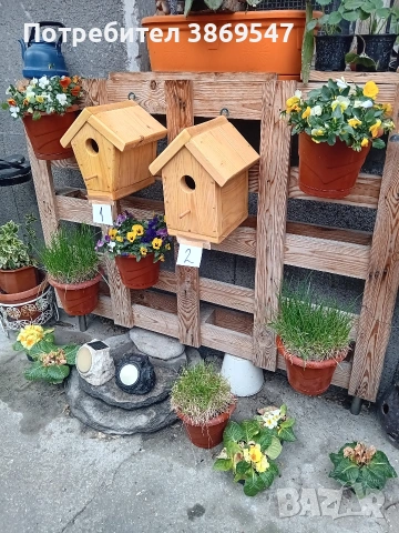 Къщички за птици, снимка 3 - Декорация за дома - 54168607