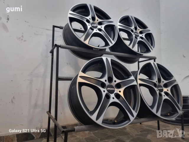4бр 17ски джанти RONAL за AUDI Q7, VW TOUAREG 5х130мм A170624 , снимка 6 - Гуми и джанти - 51780524