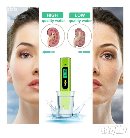 Устройство за тестване на pH на водата, цифров дисплей, снимка 4 - Друга електроника - 54084089