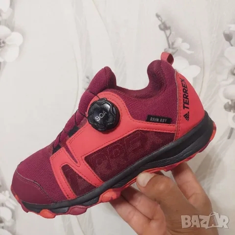 водоустойчиви туристически  маратонки  Adidas Terrex Agravic B R.RDY Lilac  номер 34, снимка 13 - Детски маратонки - 39179773