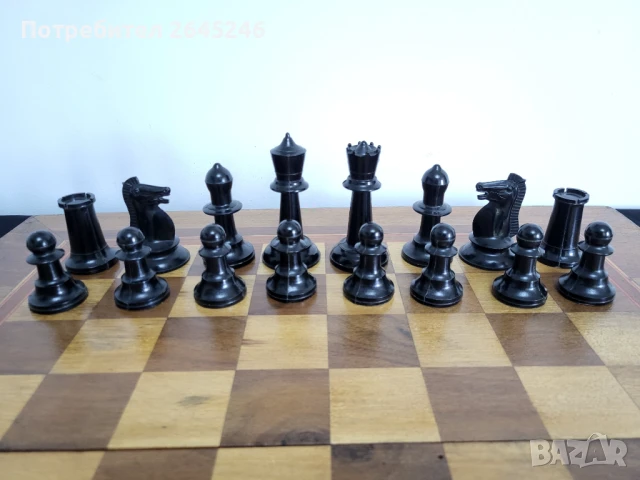 #9 Дървен шах с табла от най-големите , снимка 2 - Шах и табла - 50989092