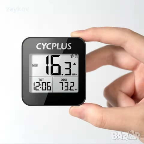 CYCPLUS G1 IPX6 Безжичен велокомпютър Водоустойчив колоездачен GPS скоростомер, снимка 1