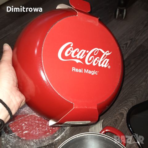 Комплект съдове Coca-Cola, снимка 3 - Съдове за готвене - 46006429