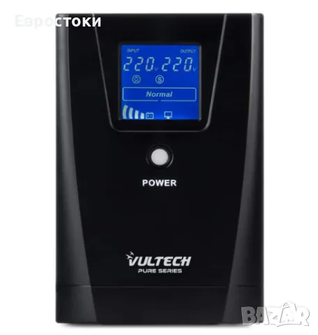 UPS Vultech 1000VA Pure Line Interactive, 800 W, източник на непрекъсваемо захранване с чиста синусо, снимка 2 - UPS захранвания - 47057257