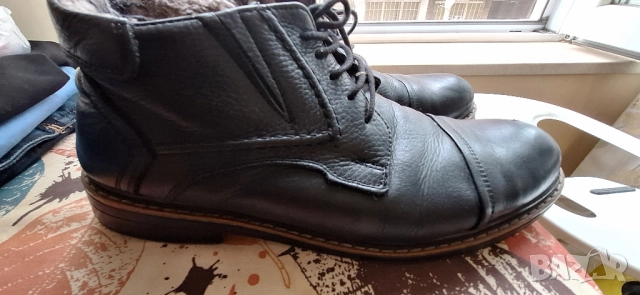 Мъжки боти,ест.кожа,топли,номер 42,но стават и за 43