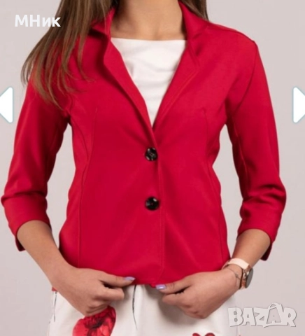 Дамско сако с три четвърти ръкави, снимка 9 - Якета - 51513812