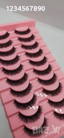 3D Мигли 10 чифта, снимка 4 - Други - 52687472