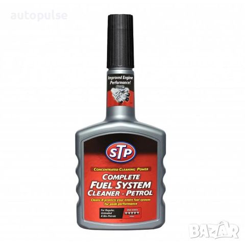 STP Автомобилна добавка Complete Fuel System Cleaner Petrol 400 мл, снимка 1 - Аксесоари и консумативи - 46741267