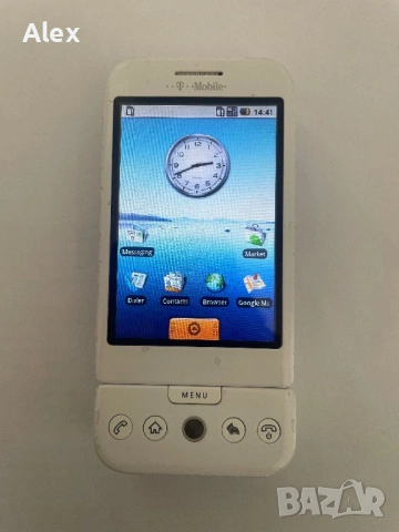 Първият Android в света! HTC Dream T-Mobile G1 (White) - ПЪЛЕН КОЛЕКЦИОНЕРСКИ КОМПЛЕКТ