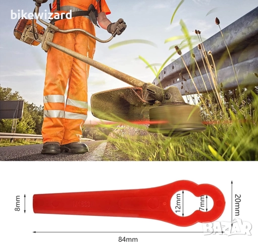 Комплект резервни ножове Grantop от 200 части, пластмасови НОВИ, снимка 3 - Градинска техника - 52250941