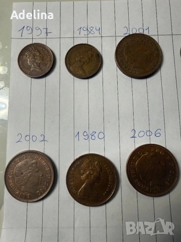 Английски монети 1971 - 2014, снимка 2 - Колекции - 53328195