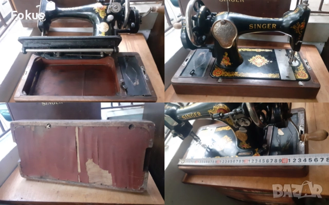 Стара шевна машина Сингер Singer в уникално състояние, снимка 7 - Антикварни и старинни предмети - 51748462
